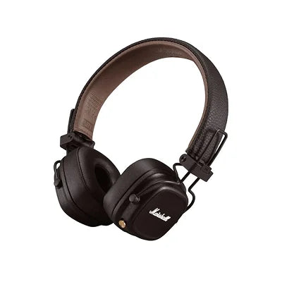 Marshall Major V Over-Ear Wireless Headphones | 100-Hour Battery, Bluetooth 5.3, Iconic Marshall Design, Foldable, Multiple Colors Including Brown