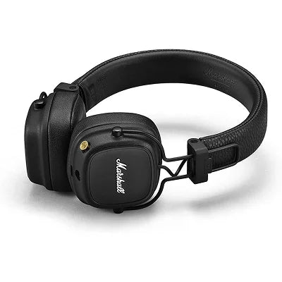 Marshall Major IV On-Ear Wireless Headphones | 80-Hour Battery, Bluetooth 5.0, Multi-Point Connectivity, Foldable Design, Black