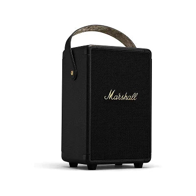 Marshall Tufton Portable Bluetooth Speaker | 80W, 20-Hour Battery, IP55 Dust & Water Resistant, Iconic Rock Design, Powerful Deep Bass, Black