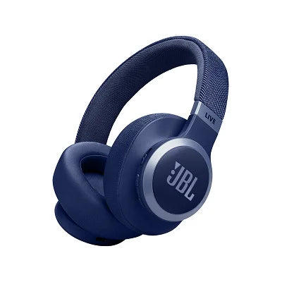 JBL Live 660NC Wireless Over-Ear Noise Cancelling Headphones – Blue | 50-Hour Battery, Adaptive ANC, Multi-Point Connection, Bluetooth 5.0
