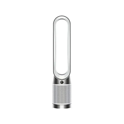 Dyson Purifier Cool PC1 Air Purifier & Fan – White/Silver | HEPA + Activated Carbon Filter, Smart Cooling, Real-Time Air Quality Monitoring