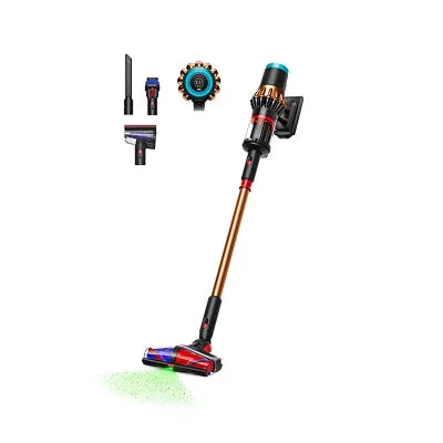 Dyson Gen5detect Absolute Cordless Vacuum Cleaner – Prussian Blue/Copper | Laser Dust Detection, 280 AW Suction, HEPA Filtration, Whole-Home Deep Clean