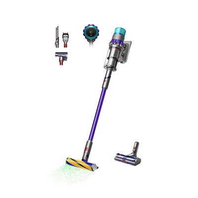 Dyson Gen5detect Absolute Cordless Vacuum Cleaner – Iron/Purple | Laser Dust Detection, 280 AW Suction, HEPA Filtration, Deep Whole-Home Cleaning