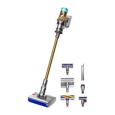 Dyson V12s Detect Slim Submarine Complete Wet & Dry Cordless Vacuum – Gold/Gold | Laser Detection, Lightweight Slim Design, Mop + Vacuum in One