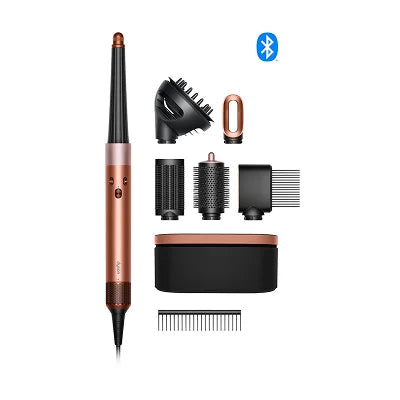 Dyson Airwrap i.d. Multi-Styler & Dryer for Curly/Coily Hair – Amber Silk | Coanda Airflow, Intelligent Heat Control, Versatile Styling Attachments