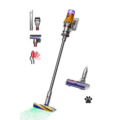 Dyson V12 Detect Slim Absolute Cordless Vacuum Cleaner (Green) | Laser Dust Detection, Lightweight, 150 AW Suction, HEPA Filter, 60-Min Battery