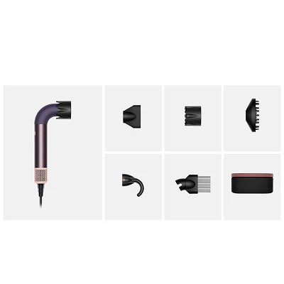 Dyson Supersonic r™ Hair Dryer for Curly/Coily Hair – Jasper Plum | Professional-Grade Drying, Intelligent Heat Control, Reduces Frizz & Flyaways