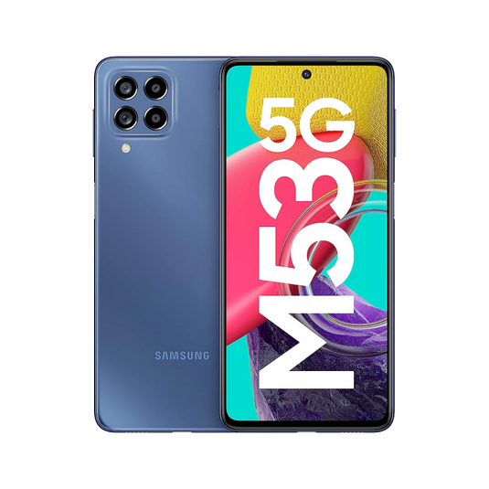 Samsung Galaxy M53 5G 8GB-128GB Storage (Deep Ocean Blue)