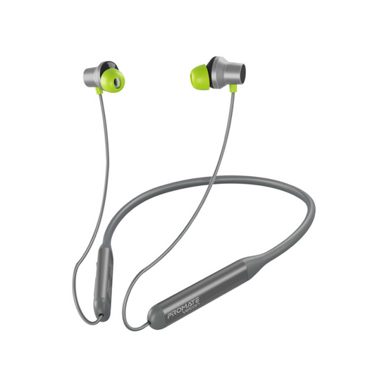 Promate High-Definition ANC Wireless Neckband Earphones (Gray)