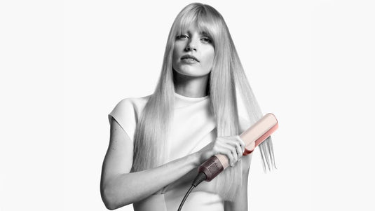 Dyson Airstrait™ Straightener – Wet to Dry Hair Styling, No Hot Plates, Airflow Technology for Smooth Straight Results (Ceramic Pink/Rose Gold)