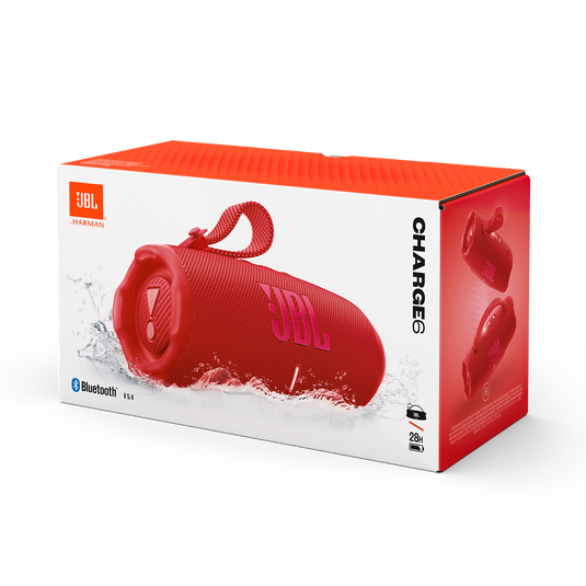 JBL Charge 6 – Portable Waterproof Bluetooth Speaker with Power Bank & Auracast, 28H Playtime, Fast Charging, Drop-Proof Design, Powerful Sound