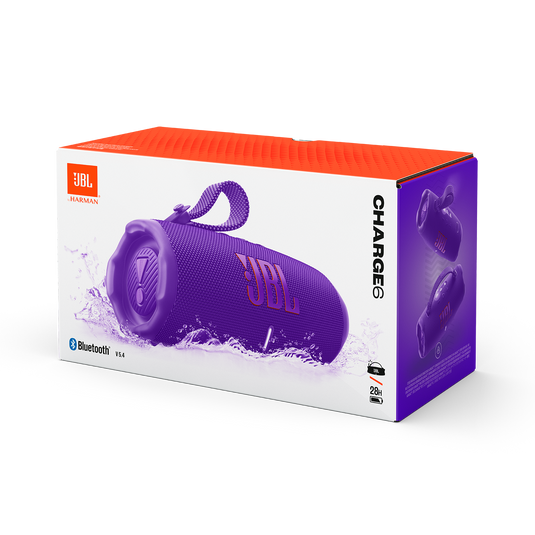 JBL Charge 6 – Portable Waterproof Bluetooth Speaker with Power Bank & Auracast, 28H Playtime, Fast Charging, Drop-Proof Design, Powerful Sound