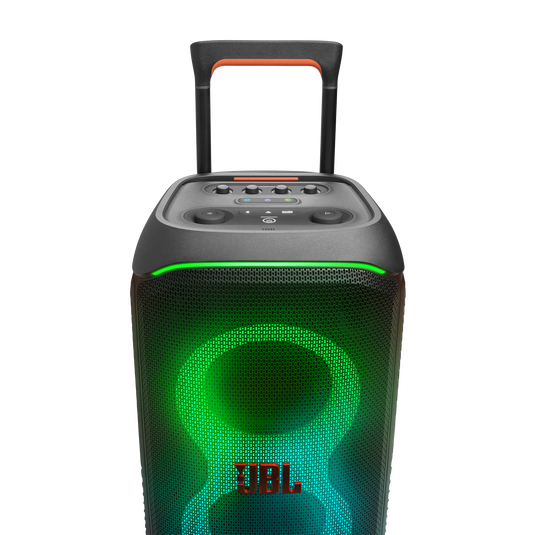 JBL PartyBox Stage 320 240W Wireless Party Speaker | Dynamic Lighting, Bluetooth, Mic & Guitar Input, Splash-Proof, Deep Bass, Black