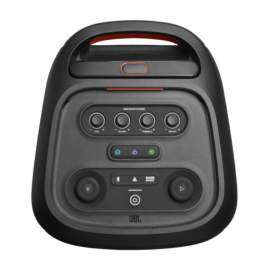 JBL PartyBox Stage 320 240W Wireless Party Speaker | Dynamic Lighting, Bluetooth, Mic & Guitar Input, Splash-Proof, Deep Bass, Black