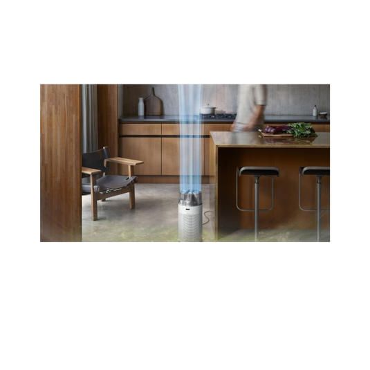 HushJet™ HJ10 Compact Air Purifier – Advanced Filtration Technology, Portable & Efficient Air Cleaning (White)
