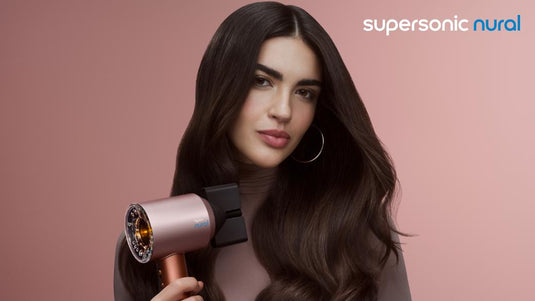 Dyson Supersonic Nural™ Hair Dryer – Curly + Coily Hair Styling, Intelligent Heat Control & Fast Drying Technology (Amber Silk)