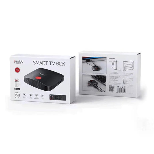 Yesido TV11 Smart TV Box с декодированием 4K, 6 в 1, многоцелевой