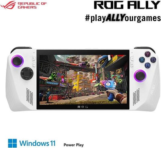 ASUS ROG Ally RC71L - NH019W (White) Gaming Handheld, AMD Ryzen Z1 Processor 16GB 512GB SSD - Pickoon