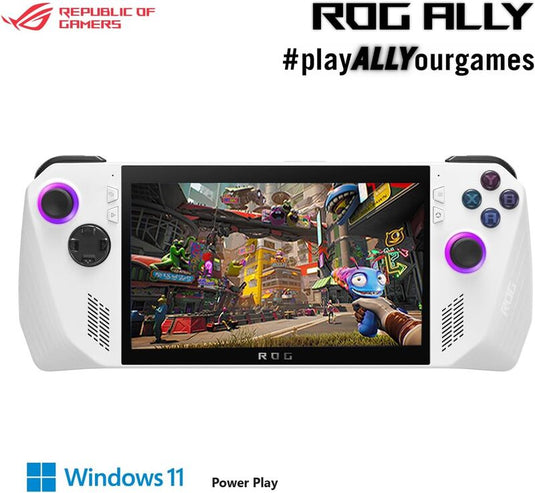 ASUS ROG Ally RC71L-NH019W (White) Gaming Handheld, AMD Ryzen Z1 Processor 16GB 512GB SSD