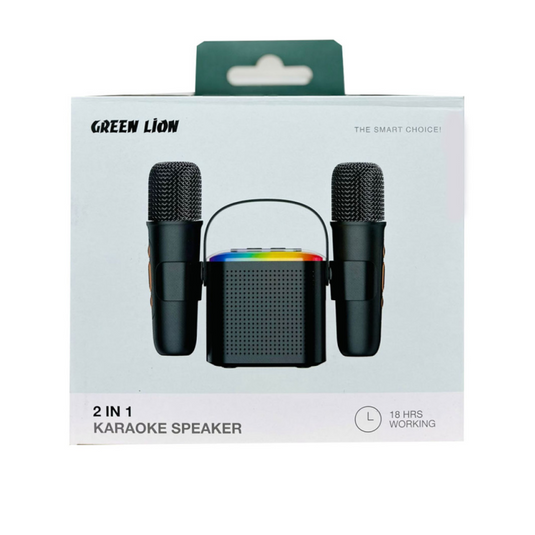 GREEN LION 2 IN 1 KARAOKE SPEAKER