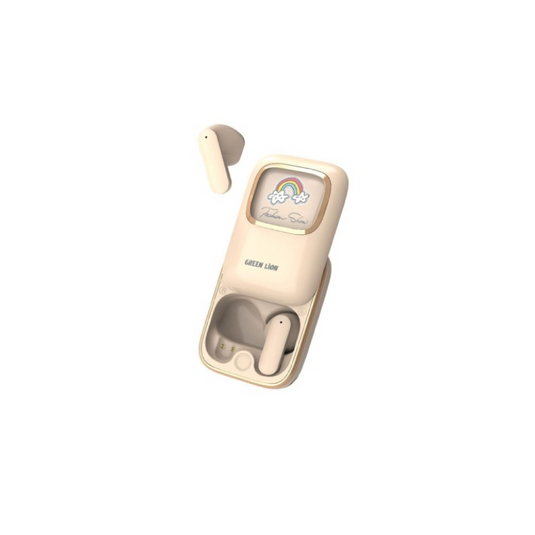 Green Lion Kidz Klips Earbuds-Beige