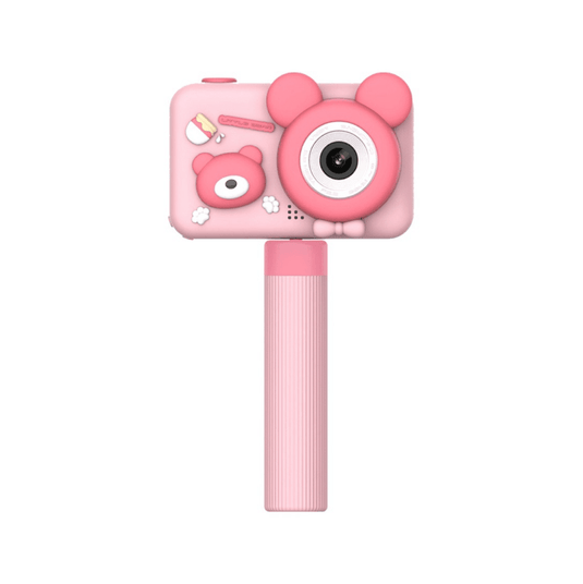 Porodo Kids Digital Camera with Tripod Stand 26MP 1080P 400mAh - pink - brown - blue - Pickoon