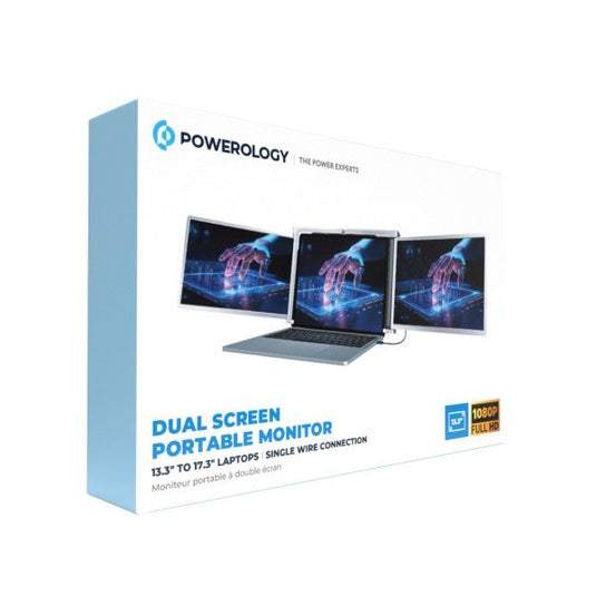 Powerology Dual Screen Portable Monitor - Pickoon