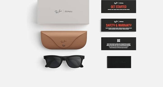 Ray-Ban Meta Wayfarer Sunglasses (Gen 2) - Standard - Clear/Graphite Green Transitions - Shiny Black