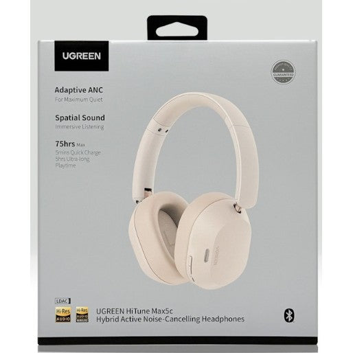 UGREEN HiTune Max5C Hybrid ANC Wireless Headphones – White