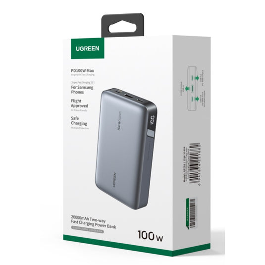 UGREEN Nexode 20000mAh Power Bank 100W PD Fast Charging for Laptop